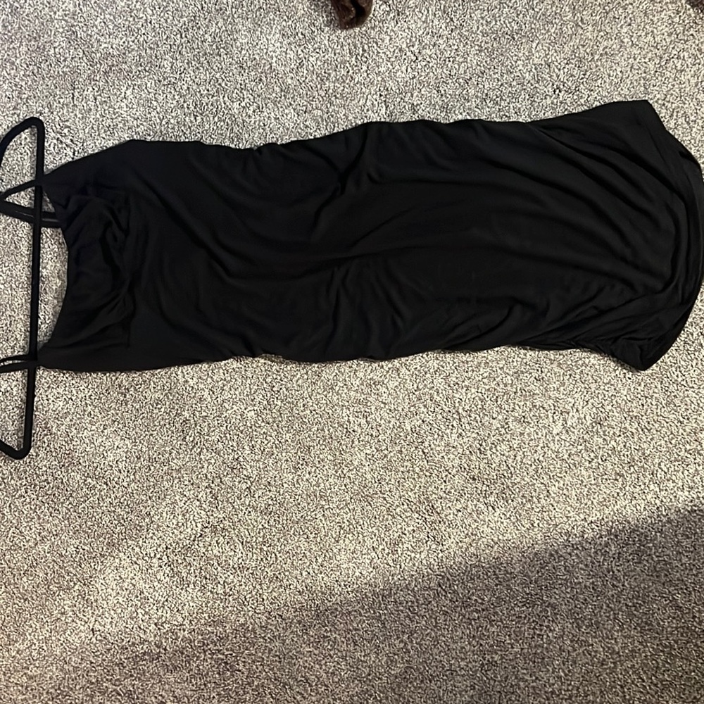 cute black thigh high dress